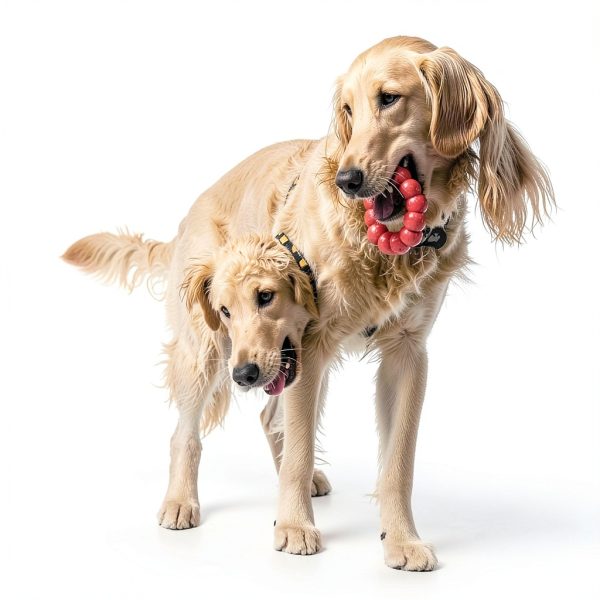 KONG Dog Chew Toy Natural Rubber Ring Durable Pet Supplies-2