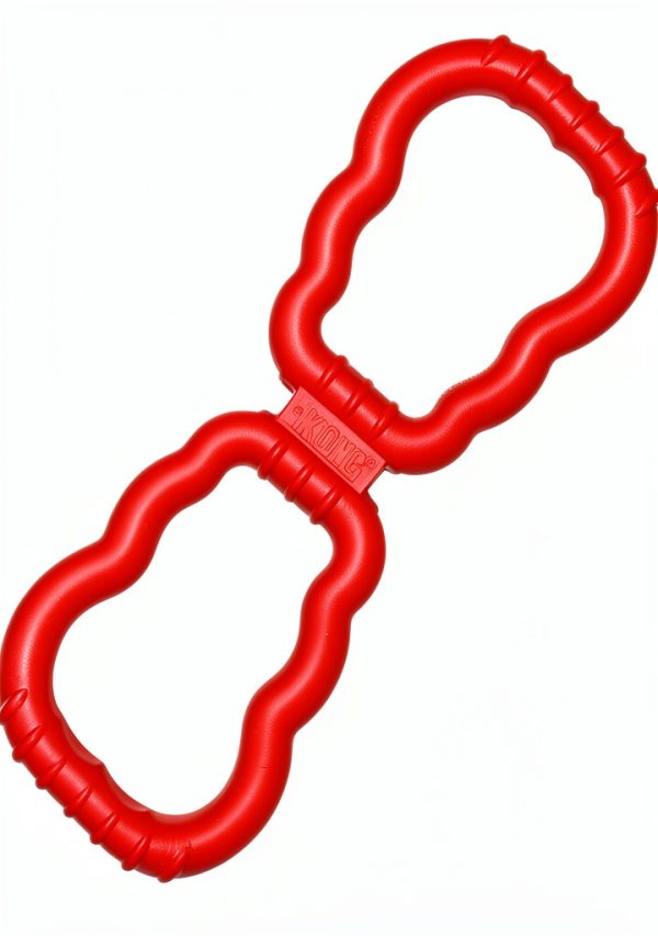 KONG Tug Toy Natural Rubber Dog Chew Interactive Play-0