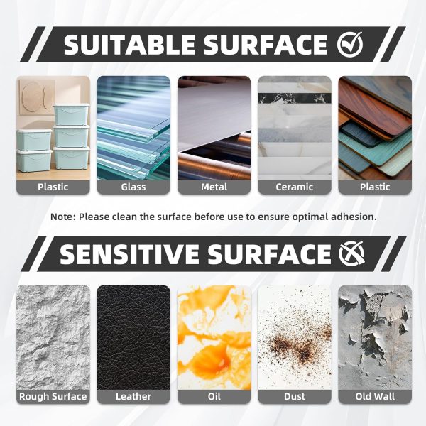 Bulina Double Sided Foam Tape Squares Round and Square-6