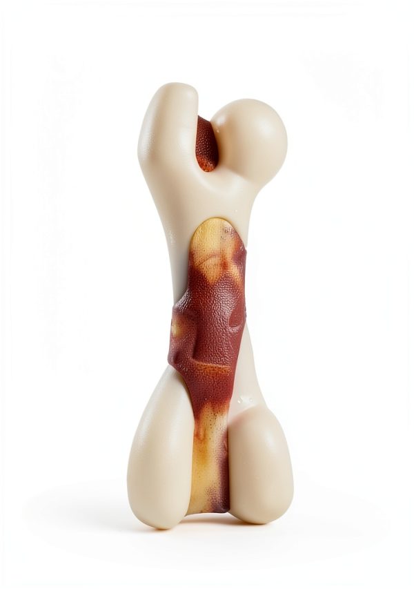 Tikaton Nylon Dog Chew Toy Beef Scent Durable Bone-5