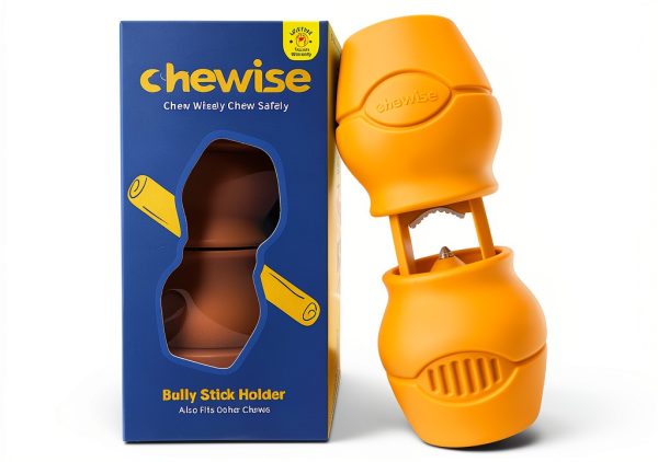 Chewise Bully Stick Holder PetClan Durable Nylon Dog Toy-0