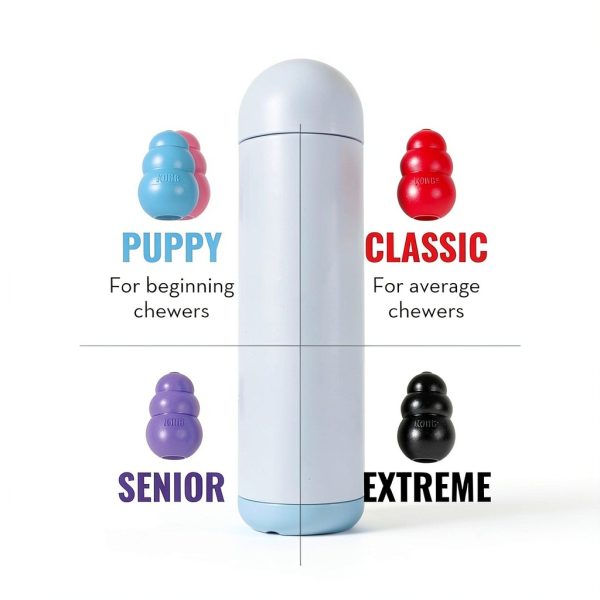 KONG Puppy Chew Toy Soft Rubber Fetch Play Training-5