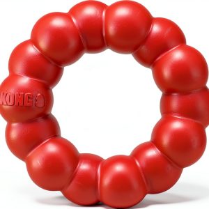 KONG Dog Chew Toy Natural Rubber Ring Durable Pet Supplies-0