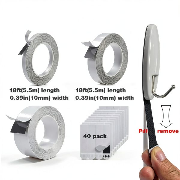 Hasaky Double Sided Tape 2in x 20ft-1