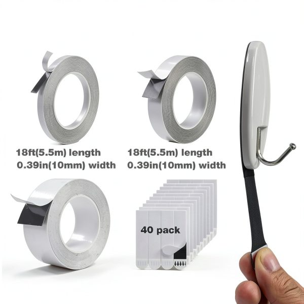Hasaky Double Sided Tape Foam Adhesive Wall Mounting-1
