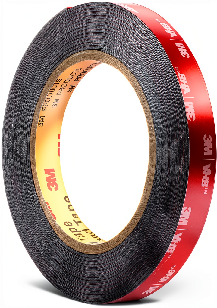 3M VHB 5952 tape applied to a metal panel