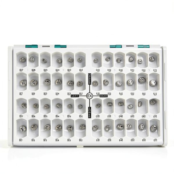 Dental Preformed Temporary Crown 48Pcs Stainless Steel by Kouyot-2