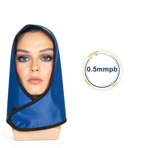 Dental Lead Cap Healthible X‑ray Thyroid Shield Collar 0.5mm Pb Blue-2