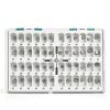 Dental Preformed Temporary Crown Vocadok Steel 48pcs Kids Adults-1