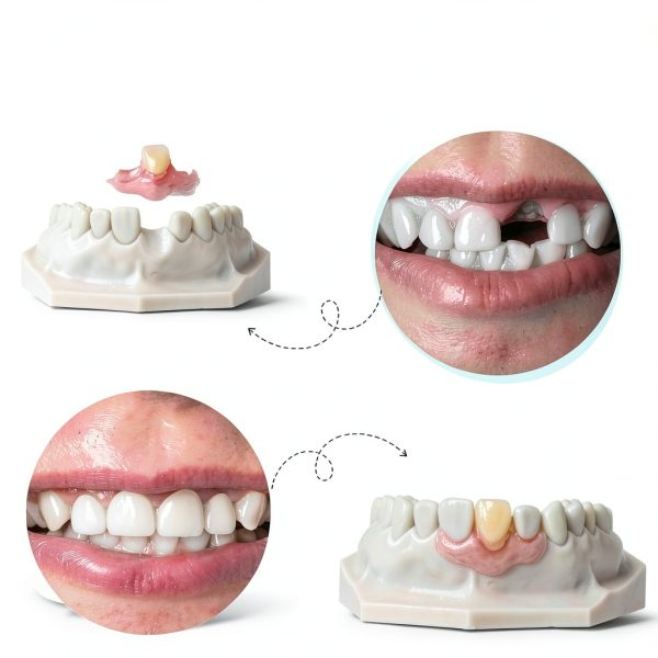 Smile Seek Removable Dentures - Natural Clip In Tooth (1 Tooth)-3
