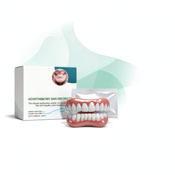 Adjustable Snap On Dentures Upper & Lower by EELHOE Prosthetic Kit-2