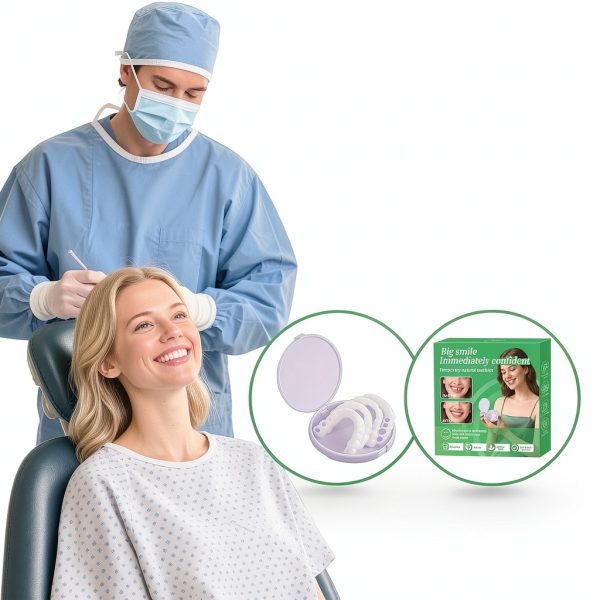 Temporary Veneers Kit by Baxozud Natural Comfortable Tooth Replacement-6