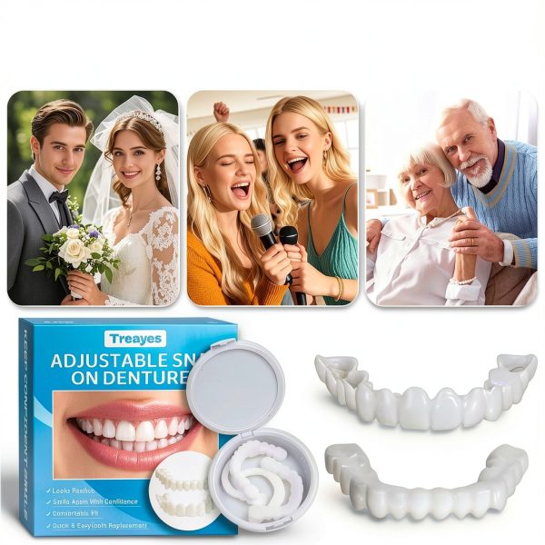 Temporary Veneers Kit Treayes Natural Comfortable Fit Men Women-4