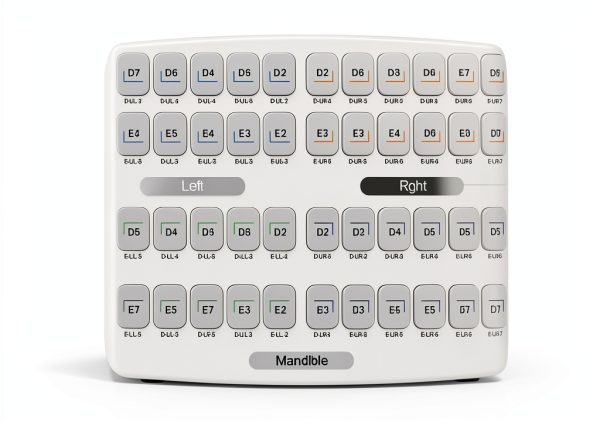 Dental Preformed Temporary Crown Vocadok Steel 48pcs Kids Adults-2