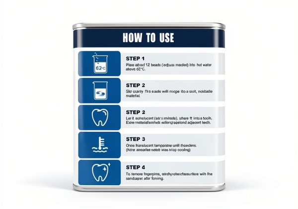 Provisional Tooth Kit DIY Thermal Beads 1 Fl Oz Dental Fix-3