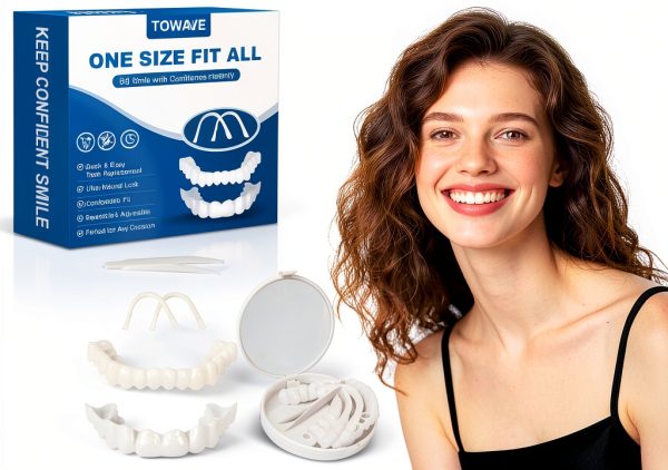 Veneers Teeth for Women and Men by TOWAVE - Natural Comfortable Kit(1)-0