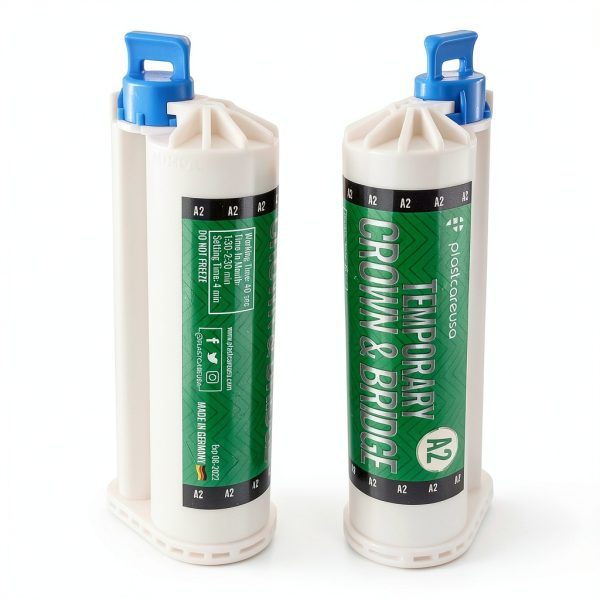 Dental Temporary Crown & Bridge 10:1 A2 PlastCare Material 1 Cartridge-2
