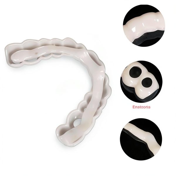 Temporary Smile Support Adjustable LEOONER 2 Pairs Provisional Crown-5