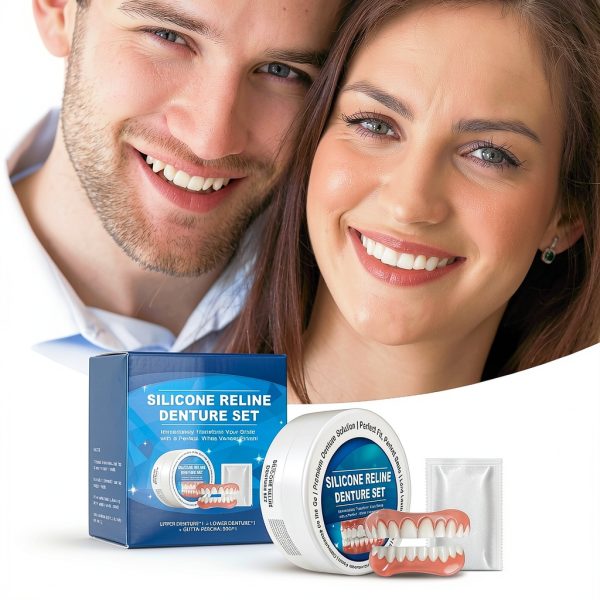 Upper and Lower Teeth Veneer for Men and Women Natural Shade Silicone-1