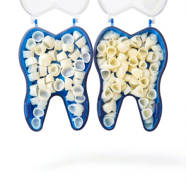 Dental Teeth Temporary Crown Kit Oral Teeth Whitening Protecting Molar Veneers Front & Molar Posterior(2 Boxes)-3