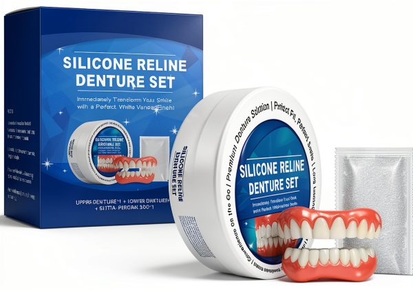 Upper and Lower Teeth Veneer for Men and Women Natural Shade Silicone-0
