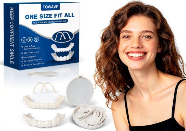 Veneers Teeth for Women and Men, Tooth Replacement Kit, Nature and Comfortable-0