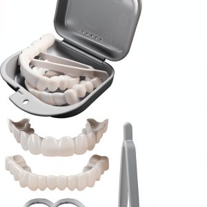 Temporary Veneers Kit AOLKILD Upper Lower Tooth Replacement Natural-0