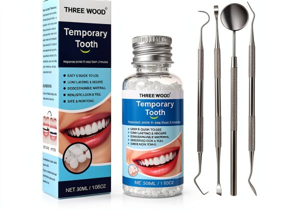 DIY Thermal Beads Temporary Kit Three Wood White 1 Fl Oz Tooth Fill-0