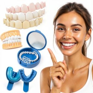 Cosmetic Clip on Veneers by T-Century Upper and Lower Whitening Covers-0