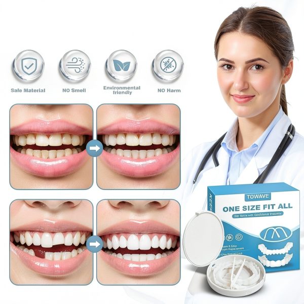 Veneers Teeth for Women and Men, Tooth Replacement Kit, Nature and Comfortable-6