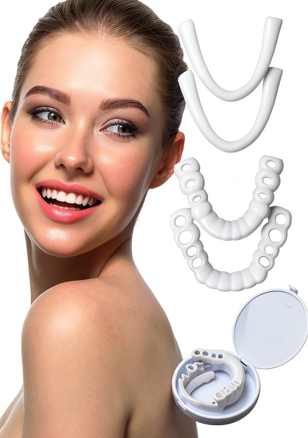 Temporary Smile Support Adjustable LEOONER 2 Pairs Provisional Crown-6